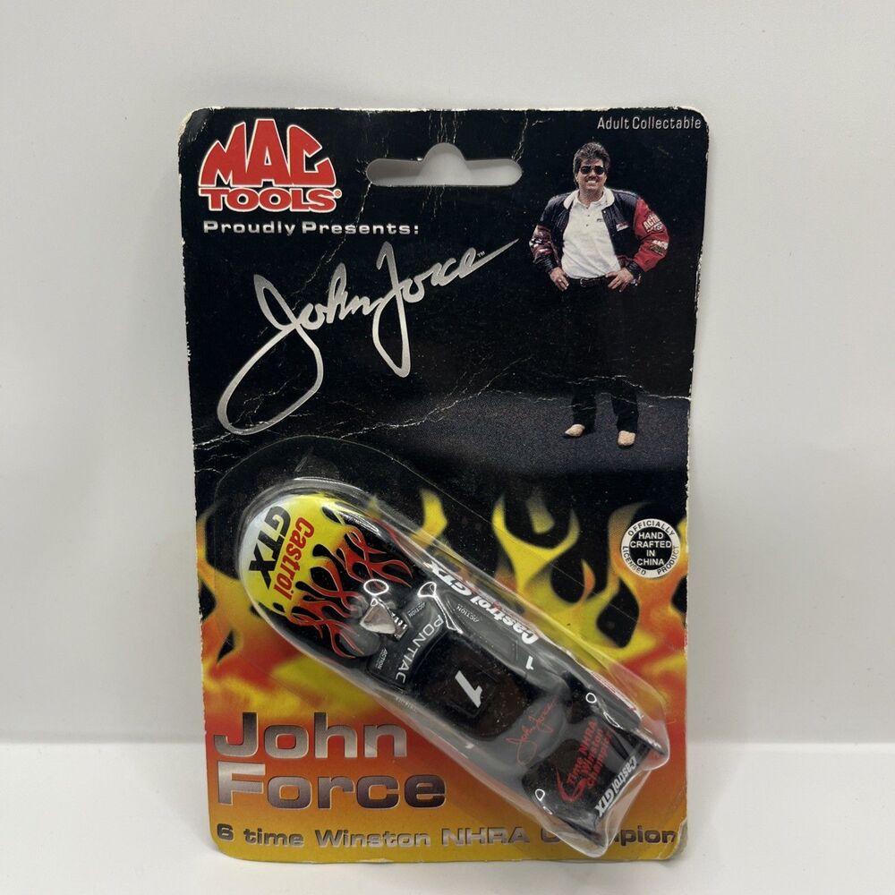 1996 Action Racing NHRA Mac Tools John Force Castrol GTX Pontiac Funny Car 1:64